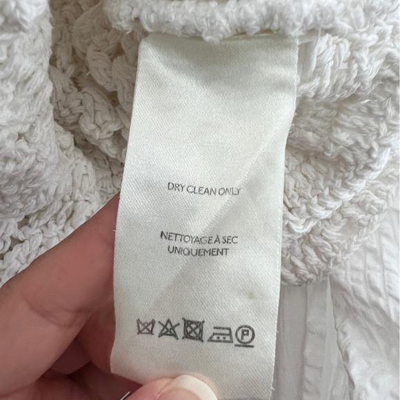 Free People Megan Crochet Top Open Back SZ S IVORY white Boho Cottage Coastal‎ - Picture 14 of 15